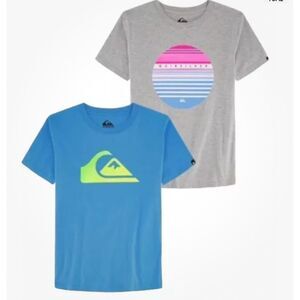 Quicksilver Youth 2 Pack Tee Shirts
- Size Large, 14-16, Blue Grey Surf, NWT